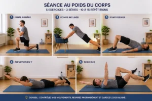 Programme de musculation au poids du corps pour débutant